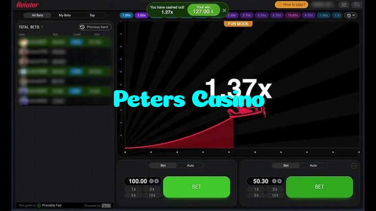 available types of Peters Casino bet including pre-match live express and system bets